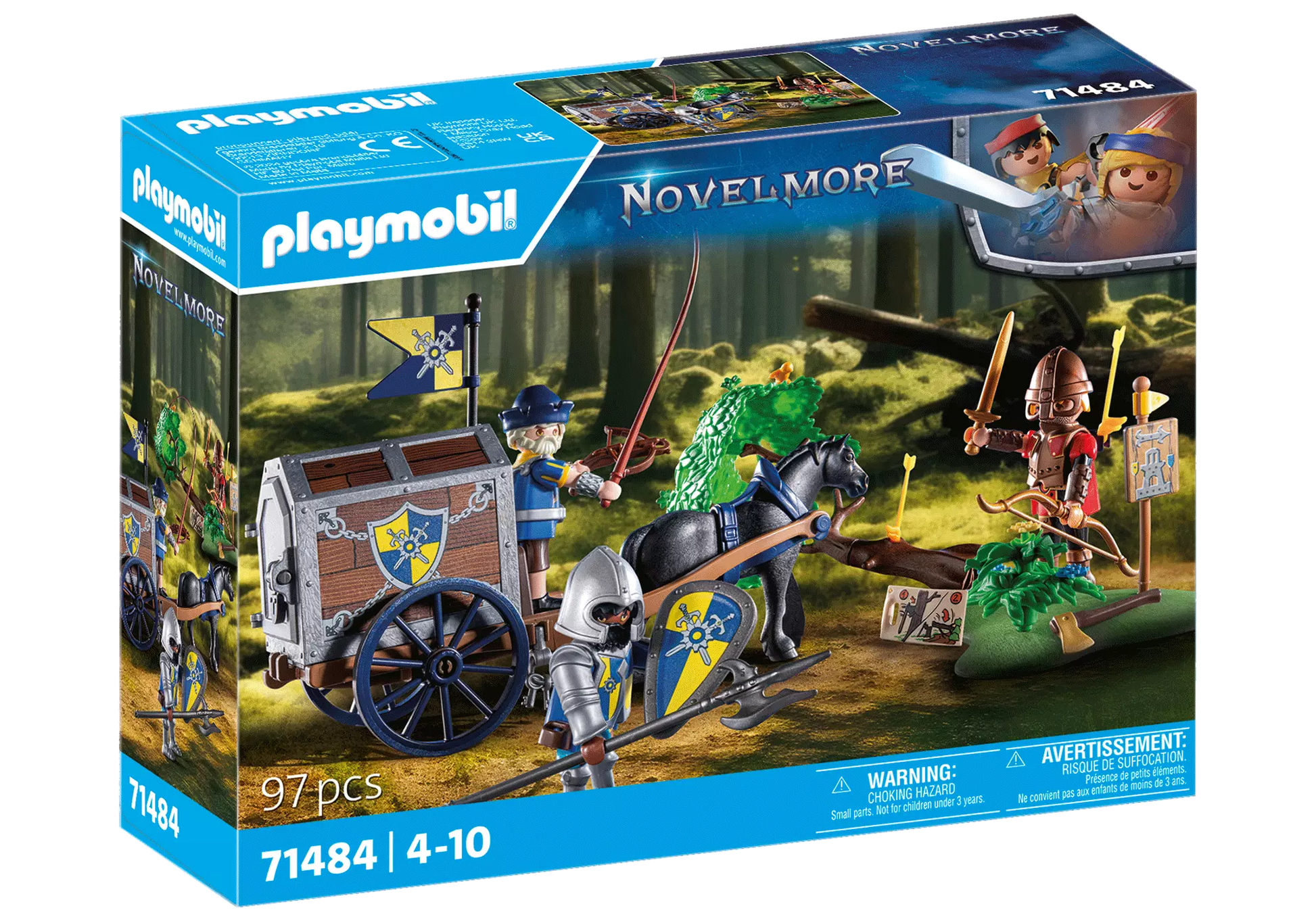 Playmobil 71484 Novelmore Überfall auf Transportwagen - plegobil