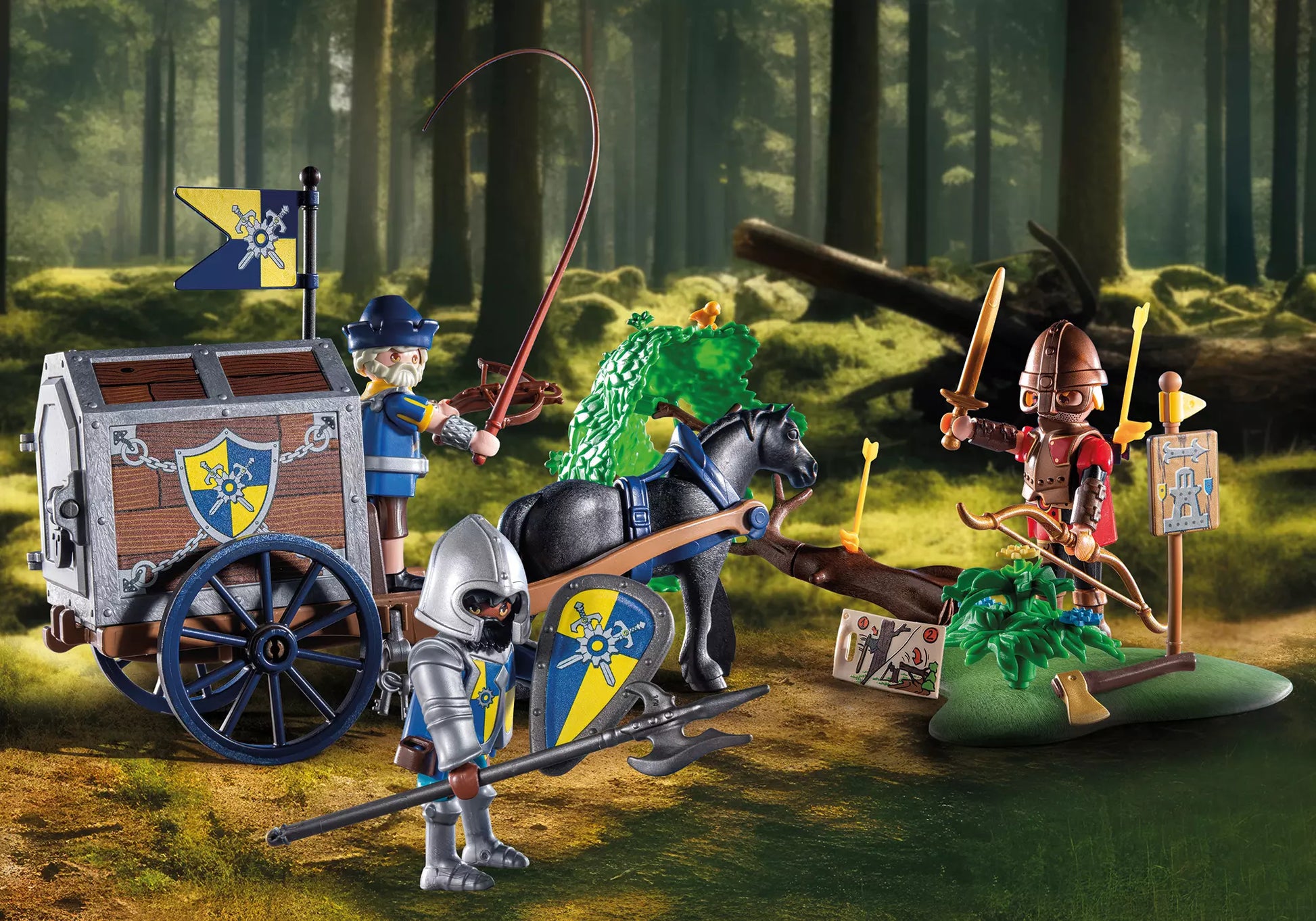 Playmobil 71484 Novelmore Überfall auf Transportwagen - plegobil