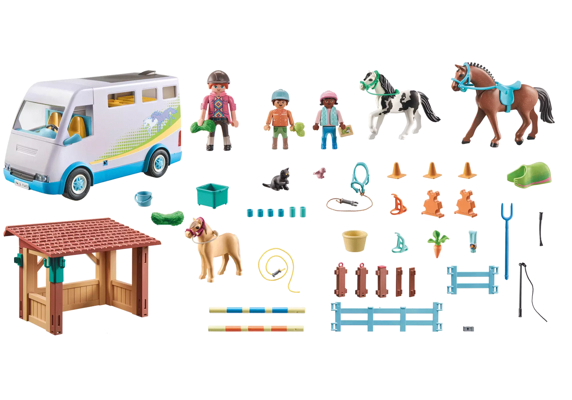 Playmobil 71493 Horses of Waterfall Mobile Reitschule - plegobil