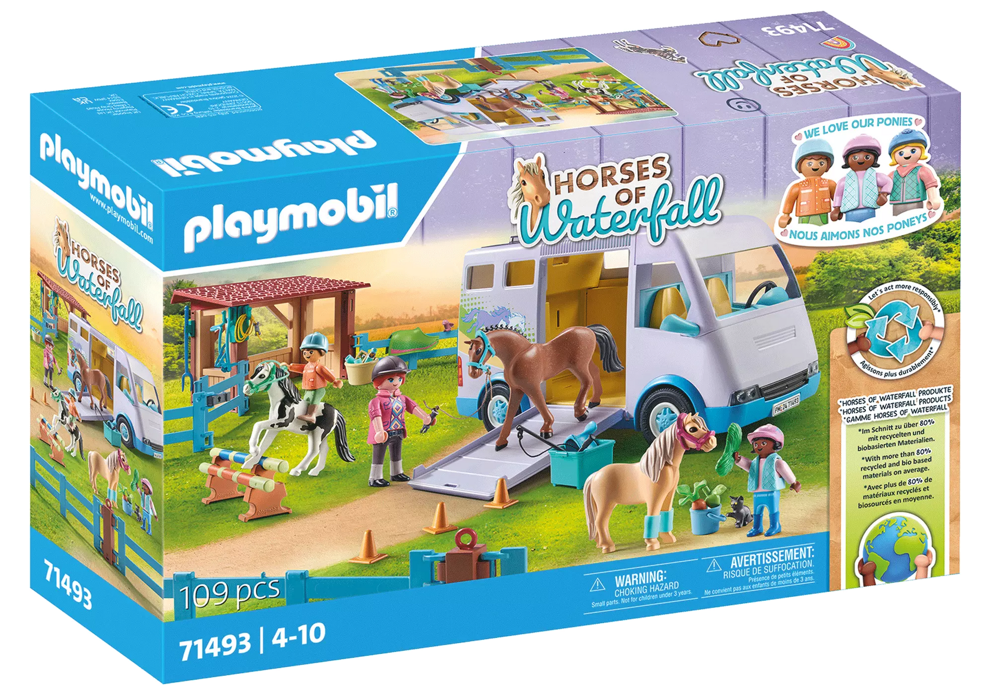 Playmobil 71493 Horses of Waterfall Mobile Reitschule - plegobil