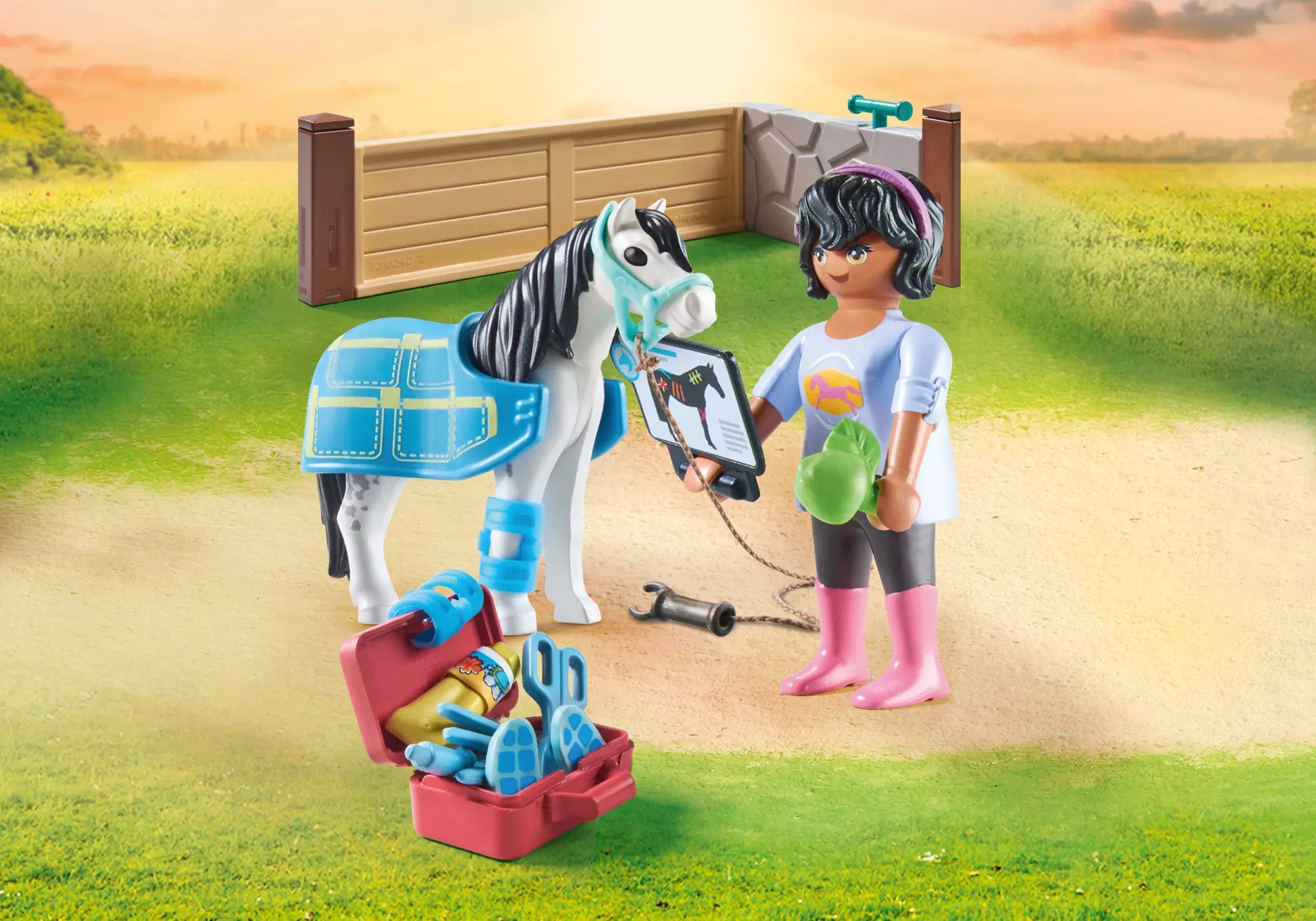 Playmobil 71497 Horses of Waterfall Pferde-Therapeutin - plegobil