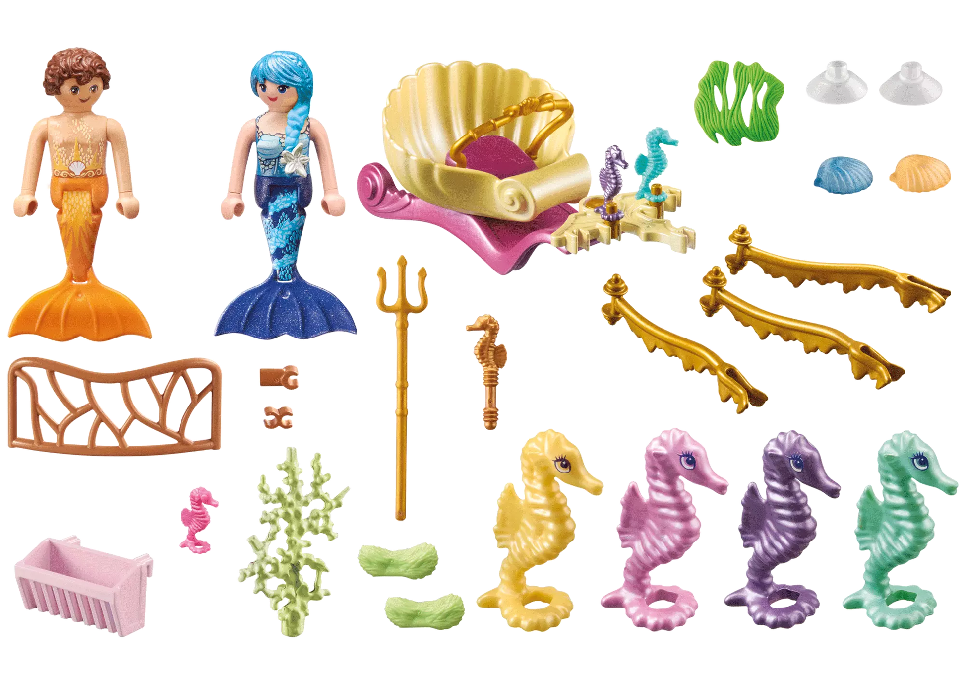 Playmobil 71500 Princess Magic Meeresbewohner mit Seepferdchenkutsche - plegobil