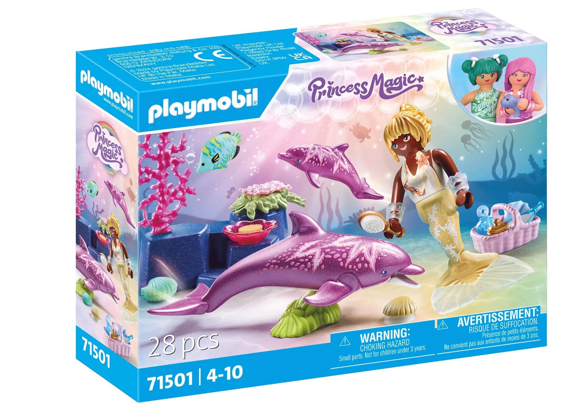 Playmobil 71501 Princess Magic Meerjungfrau mit Delfinen - plegobil