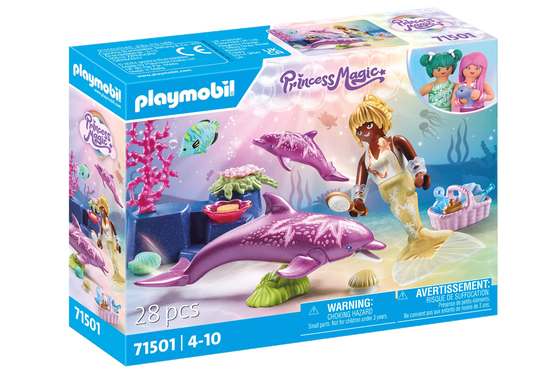 Playmobil 71501 Princess Magic Meerjungfrau mit Delfinen - plegobil