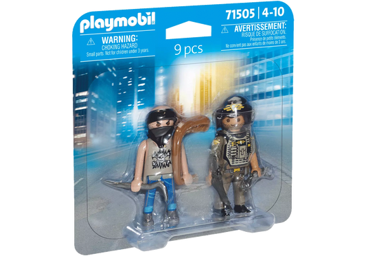 Playmobil 71505 City Action DuoPack SWAT & Bandit - plegobil