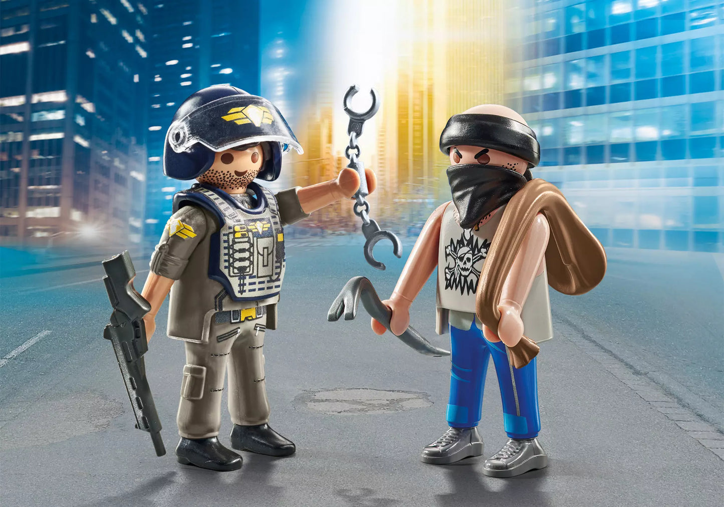 Playmobil 71505 City Action DuoPack SWAT & Bandit - plegobil