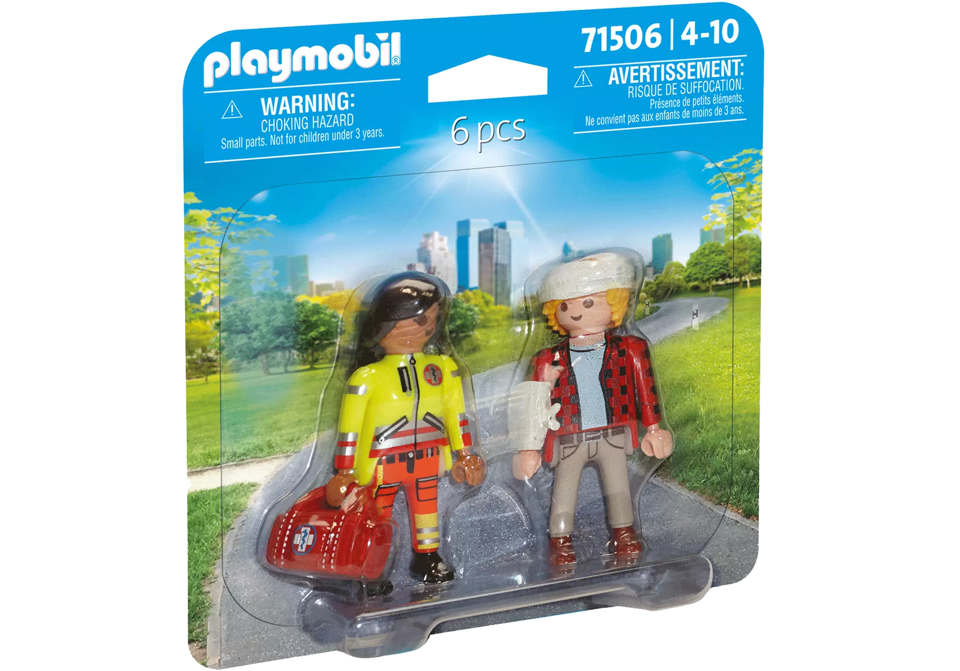 Playmobil 71506 City Life DuoPack Sanitäterin mit Patient - plegobil