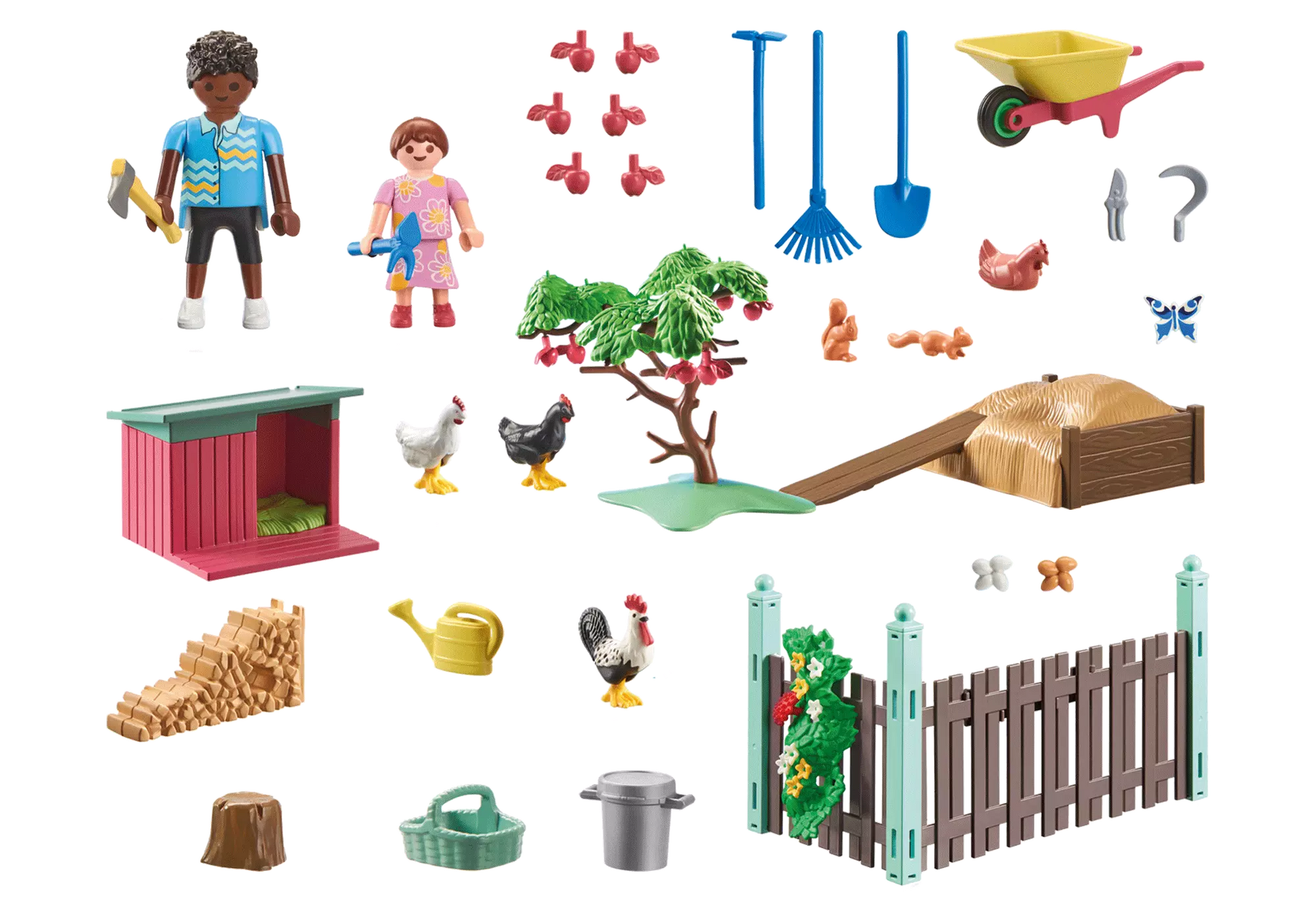 Playmobil 71510 myLife Kleine Hühnerfarm im Tiny Haus Garten - plegobil