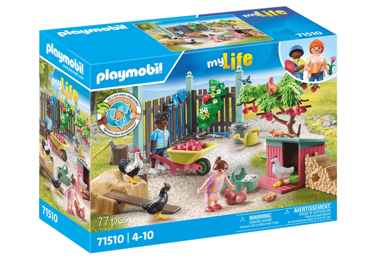 Playmobil 71510 myLife Kleine Hühnerfarm im Tiny Haus Garten - plegobil