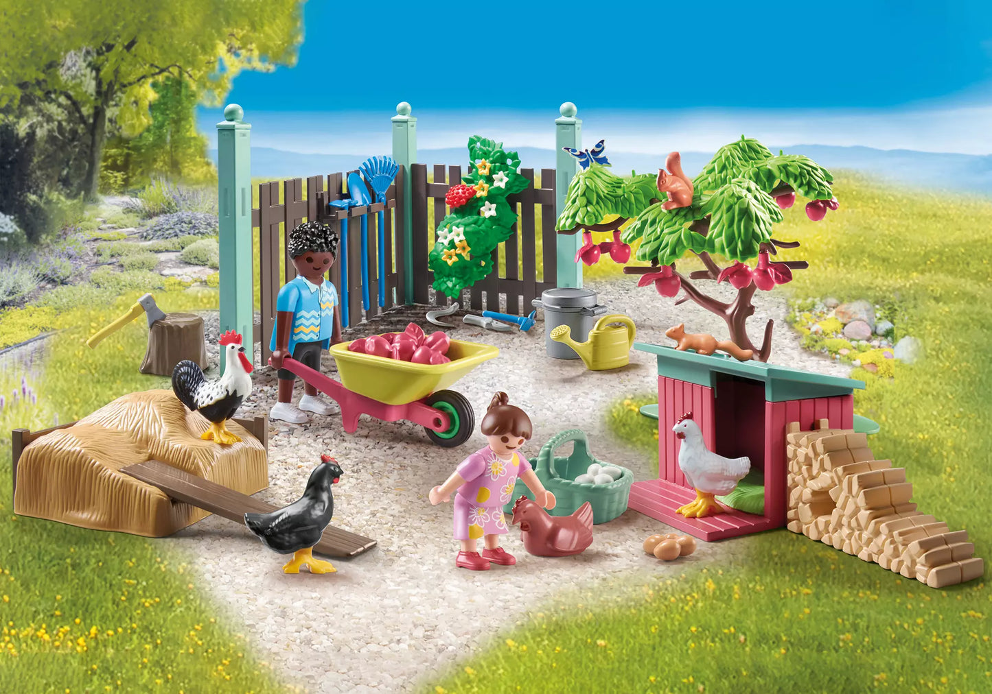 Playmobil 71510 myLife Kleine Hühnerfarm im Tiny Haus Garten - plegobil