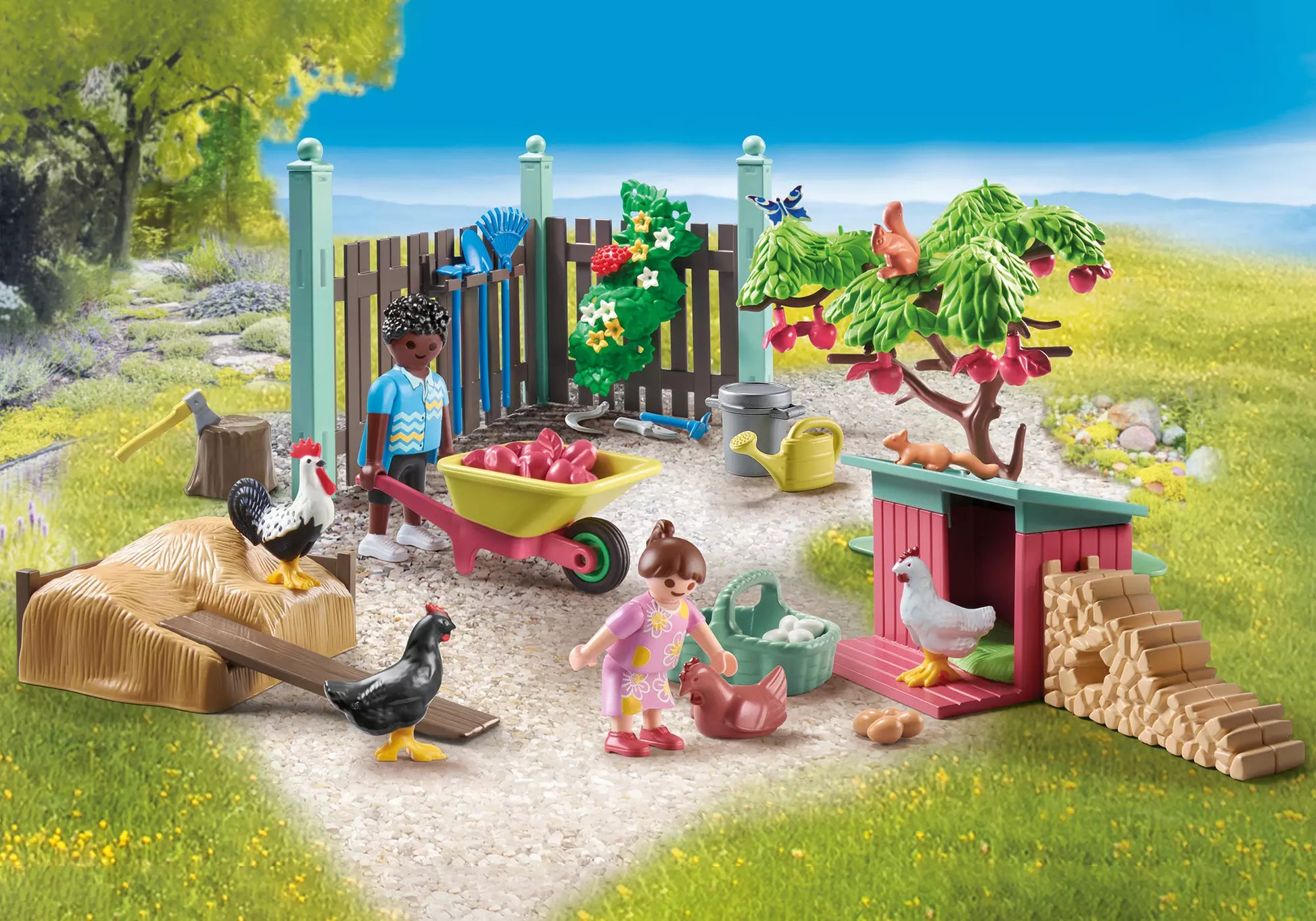 Playmobil 71510 myLife Kleine Hühnerfarm im Tiny Haus Garten - plegobil