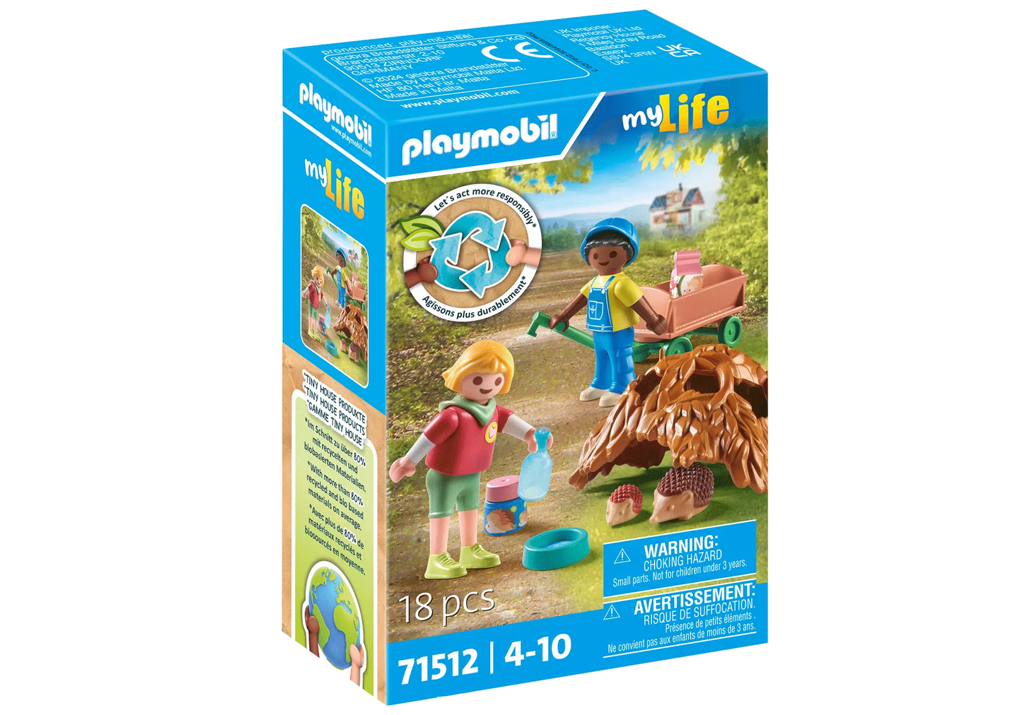 Playmobil 71512 myLife Pflege der Igelfamilie - plegobil