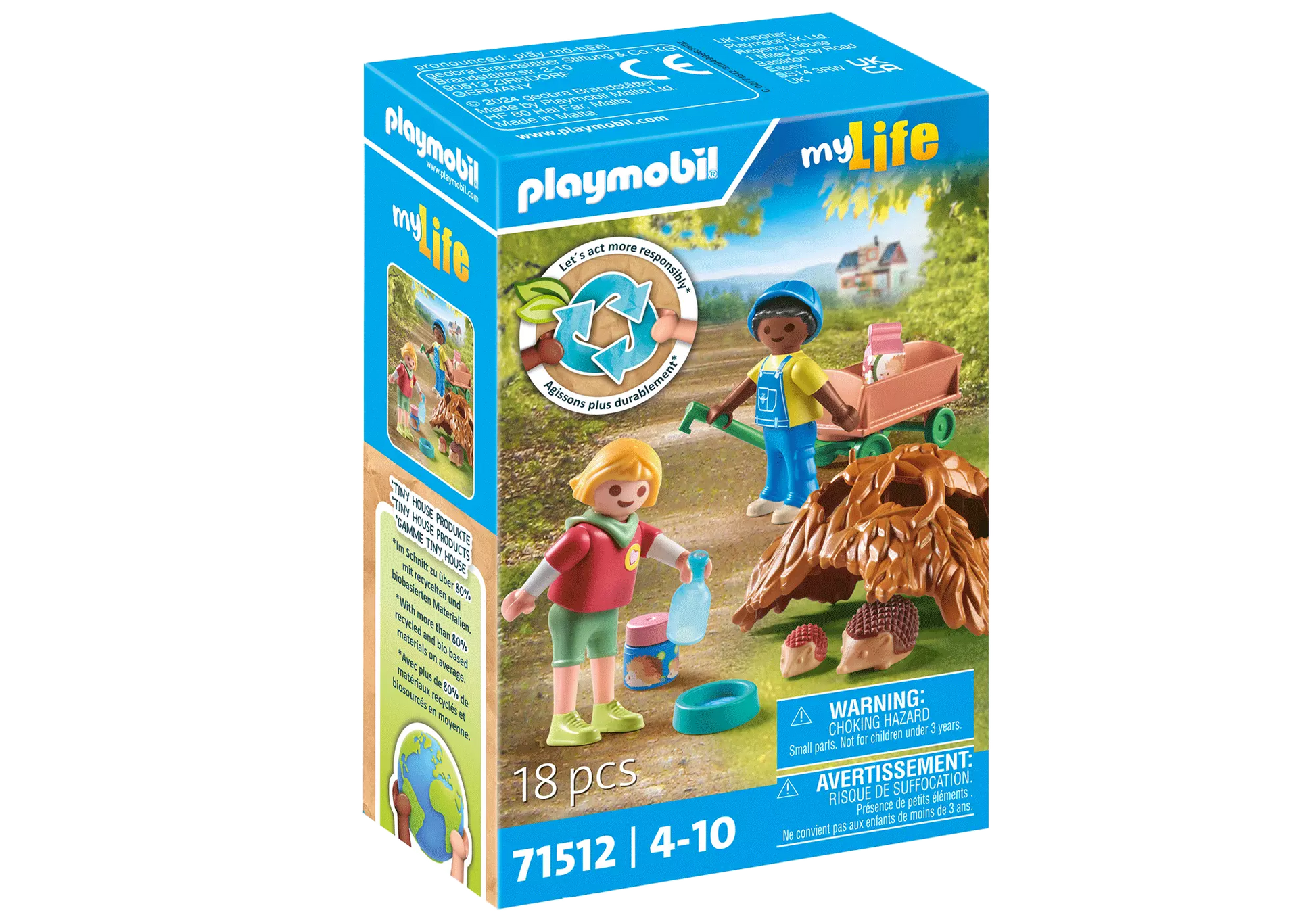 Playmobil 71512 myLife Pflege der Igelfamilie - plegobil