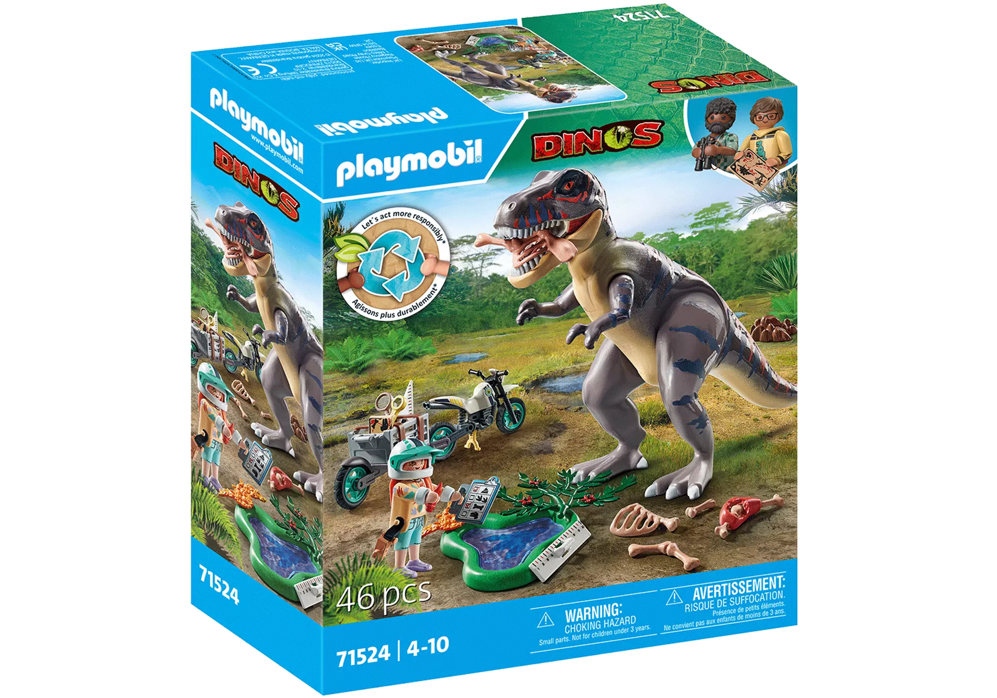 Playmobil 71524 Dinos T-Rex-Spurensuche - plegobil