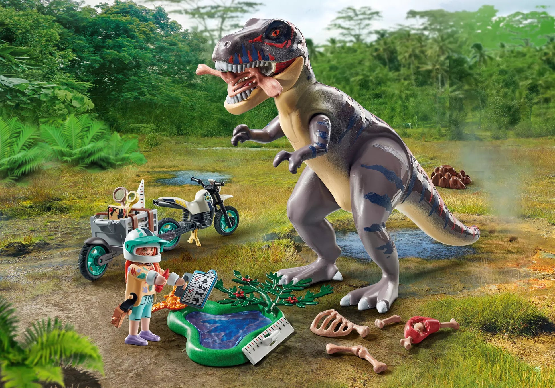 Playmobil 71524 Dinos T-Rex-Spurensuche - plegobil