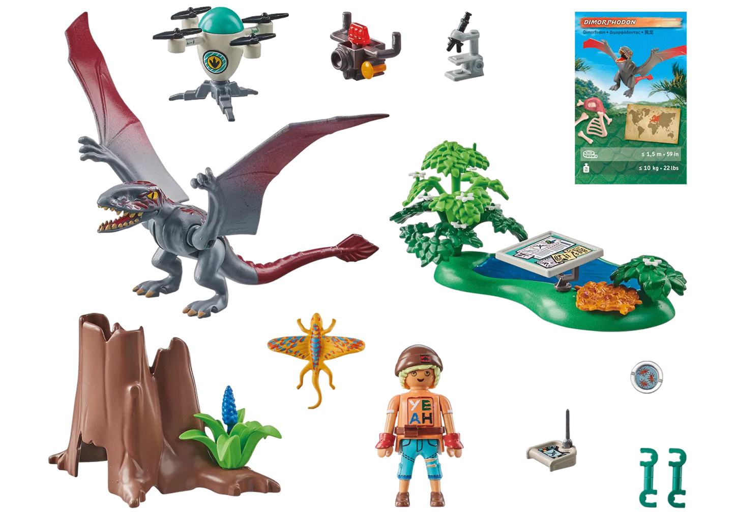 Playmobil 71525 Dinos Beobachtungsstation für Dimorphodon - plegobil