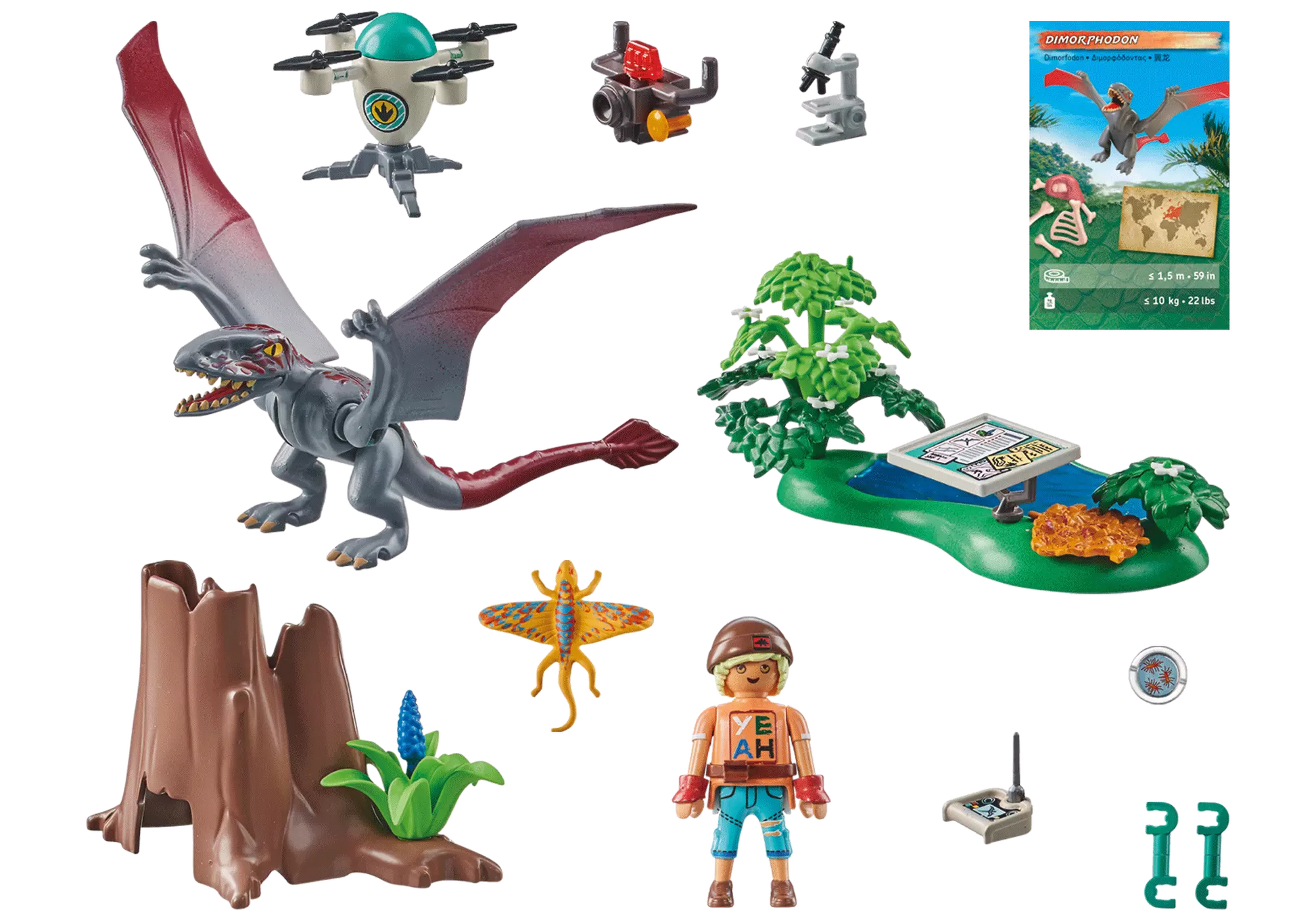 Playmobil 71525 Dinos Beobachtungsstation für Dimorphodon - plegobil