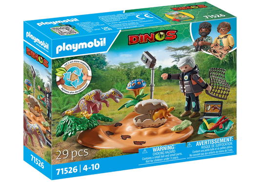 Playmobil 71526 Dinos Stegosaurus-Nest mit Eierdieb - plegobil