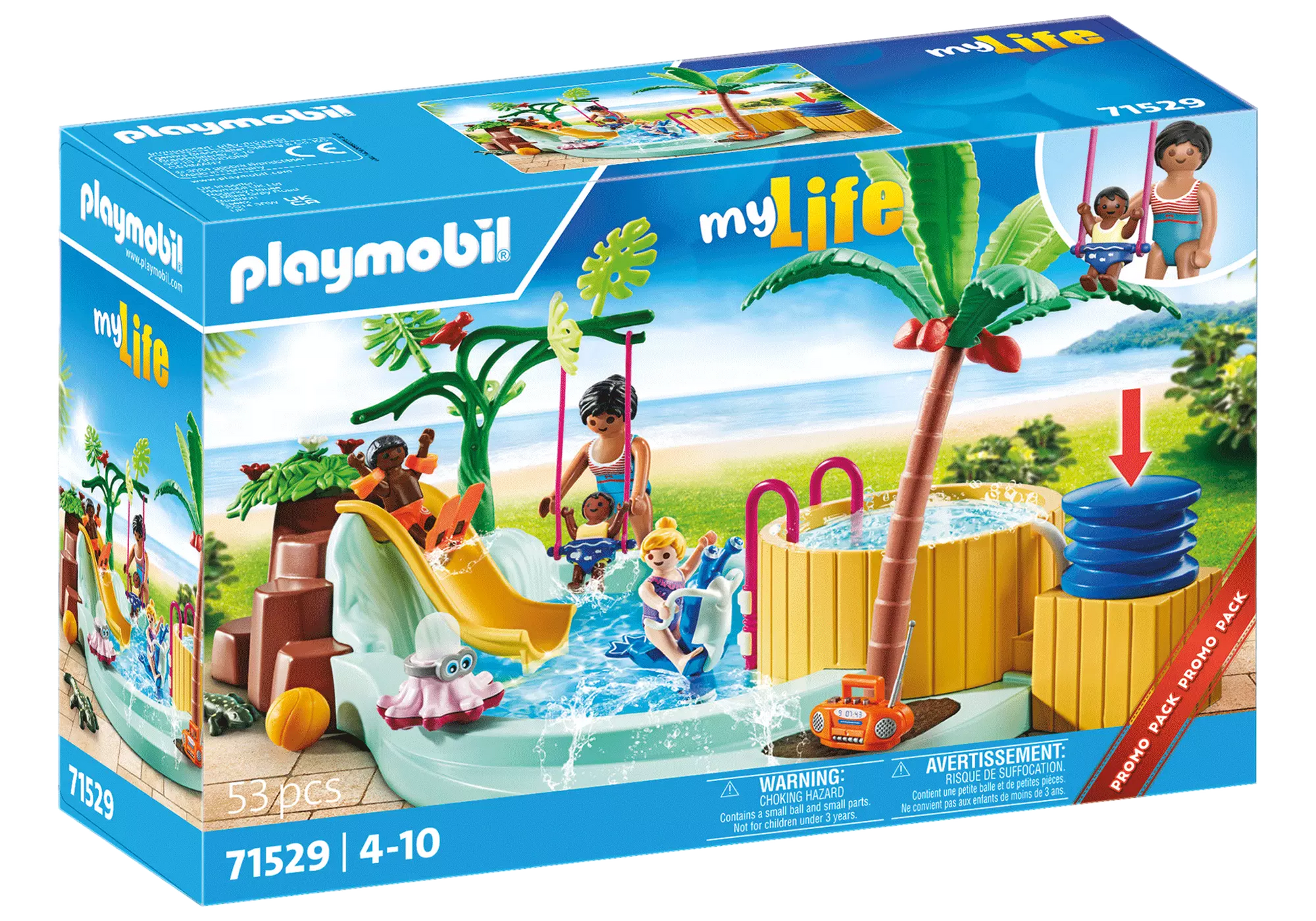 Playmobil 71529 myLife Kinderbecken mit Whirlpool - plegobil