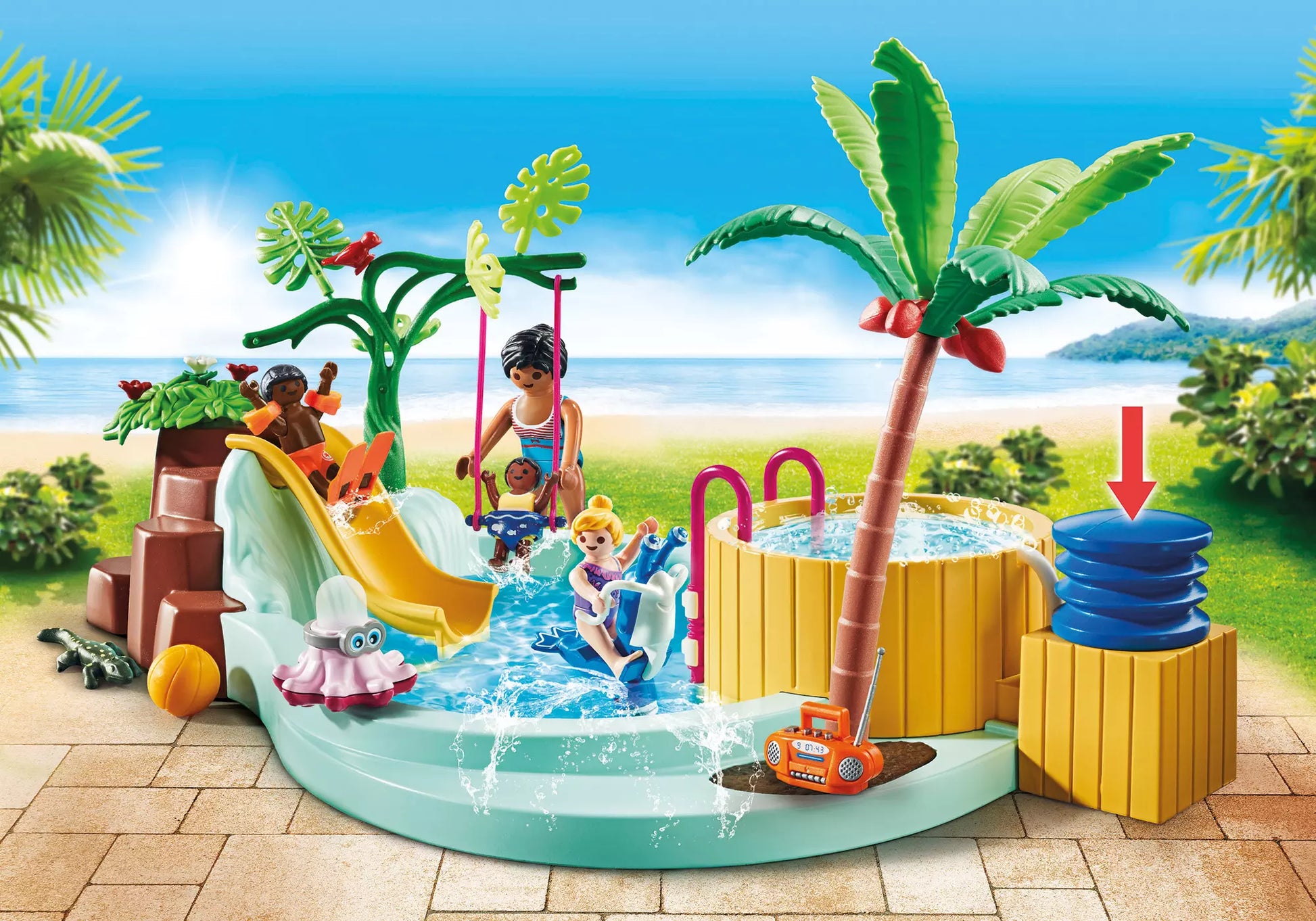 Playmobil 71529 myLife Kinderbecken mit Whirlpool - plegobil