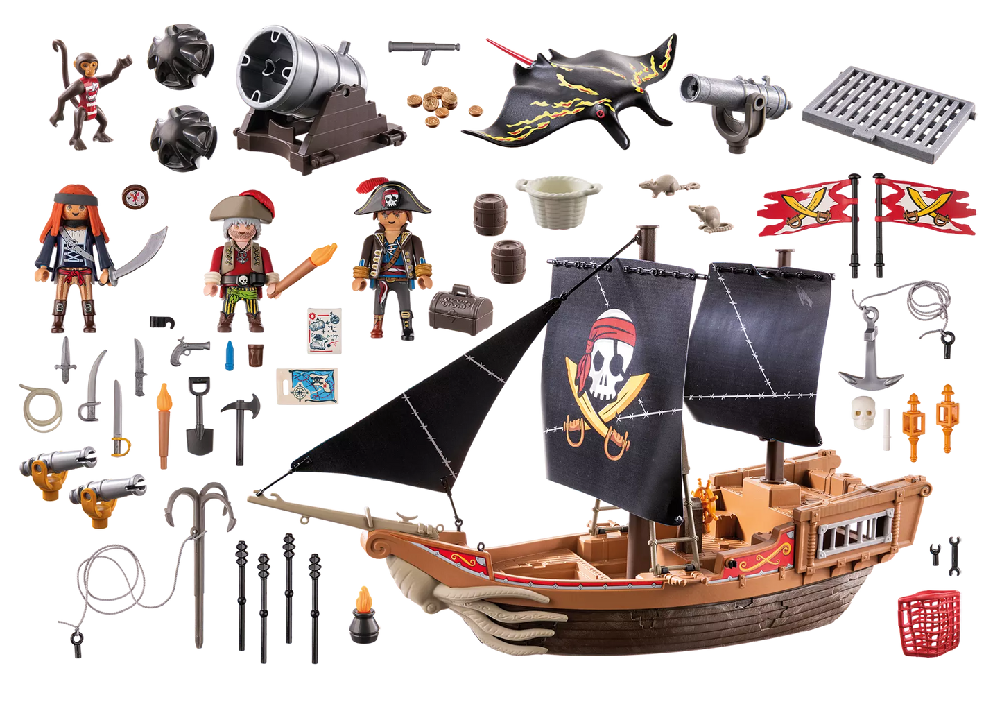 Playmobil 71530 Pirates Großes Piratenschiff - plegobil