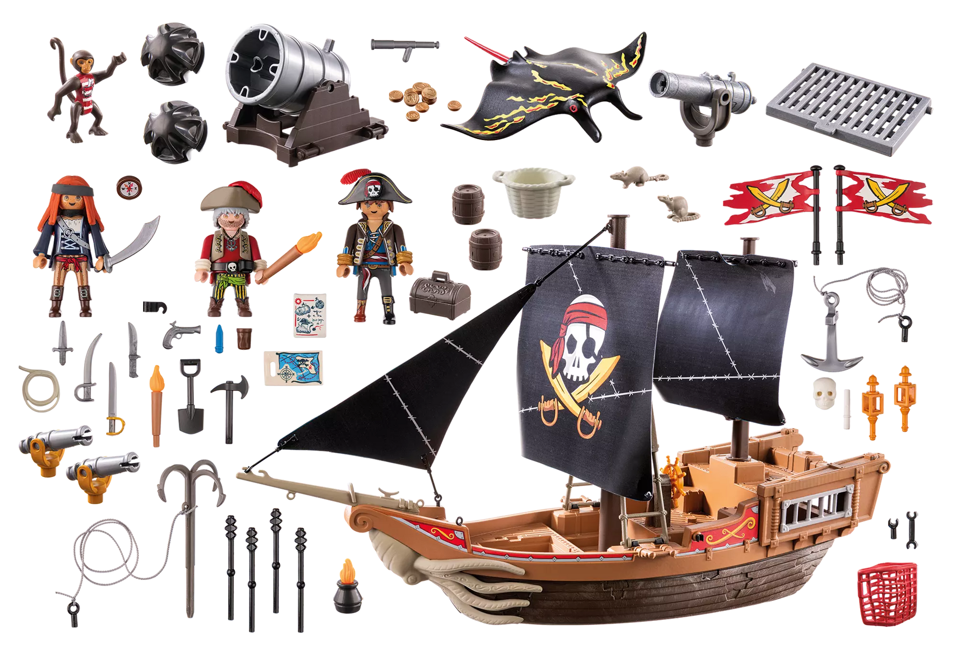 Playmobil 71530 Pirates Großes Piratenschiff - plegobil