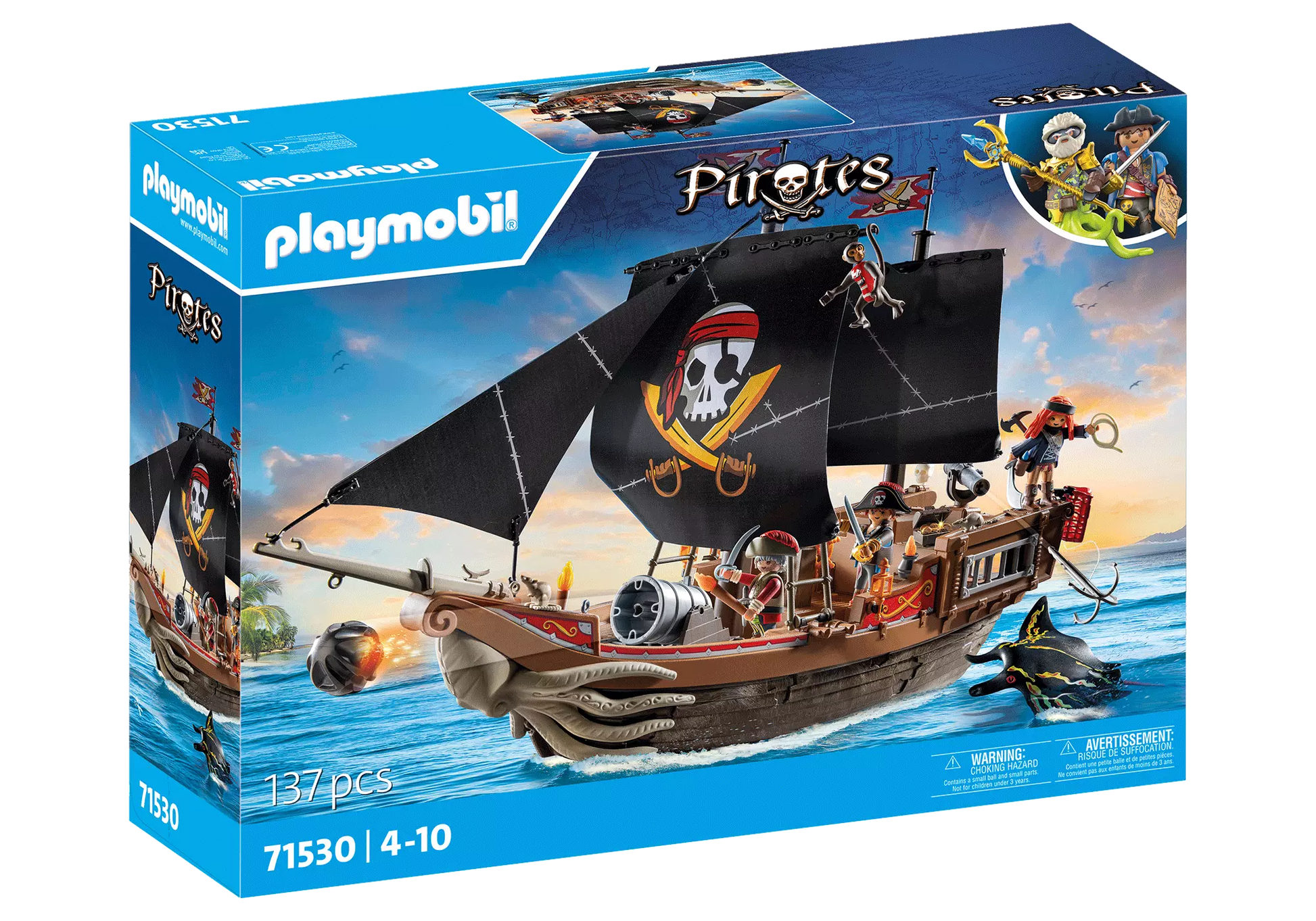 Playmobil 71530 Pirates Großes Piratenschiff - plegobil