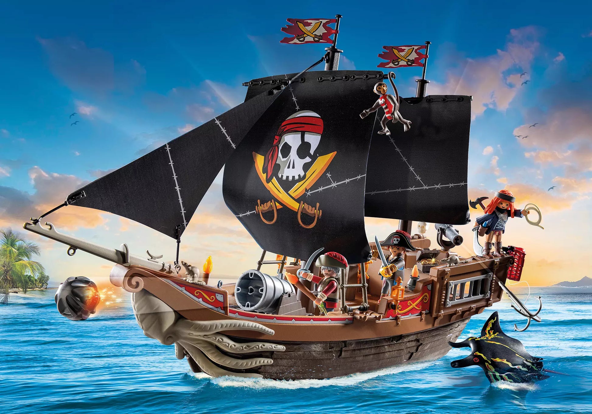 Playmobil 71530 Pirates Großes Piratenschiff - plegobil