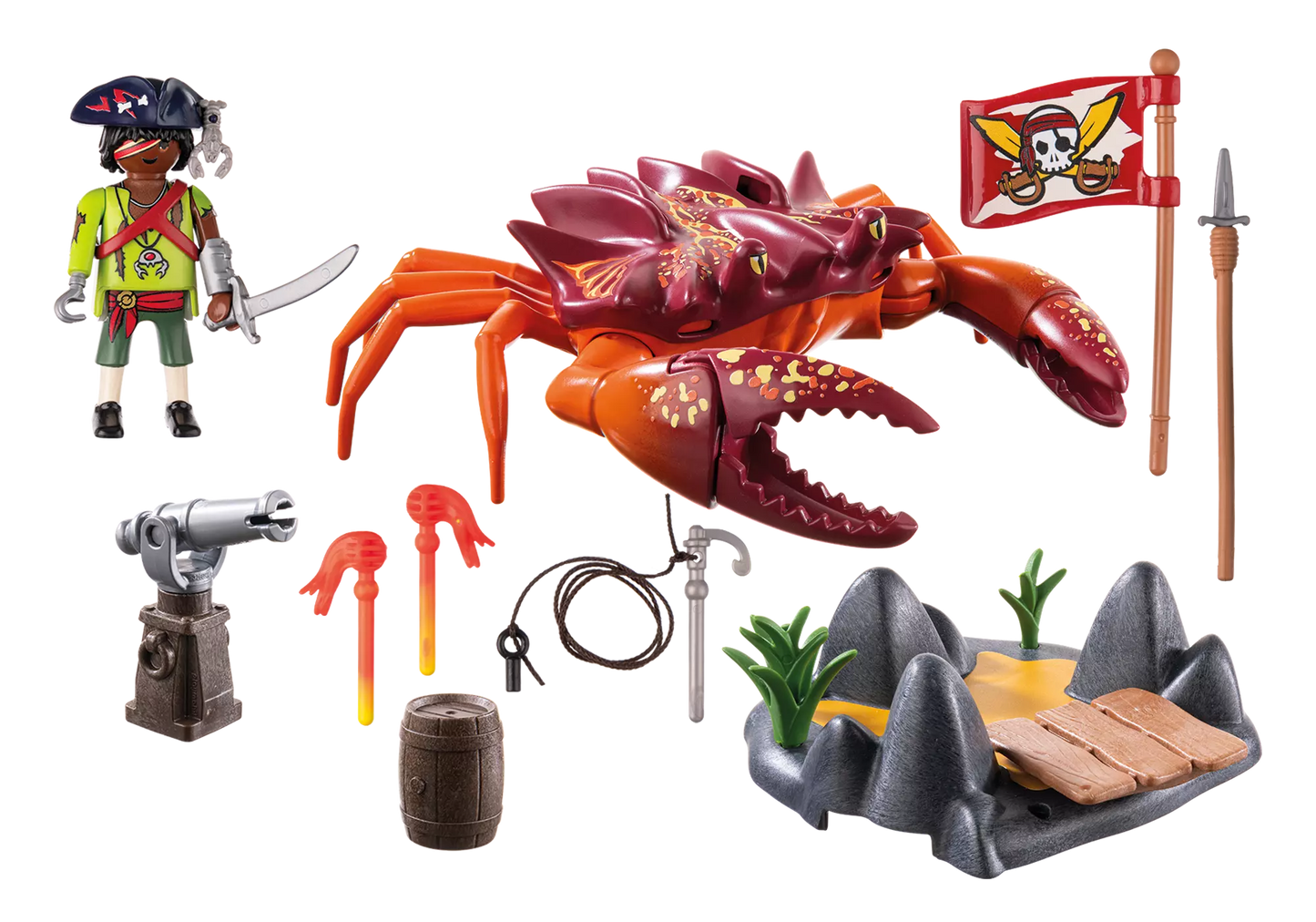 Playmobil 71532 Pirates Kampf gegen die Riesenkrabbe - plegobil