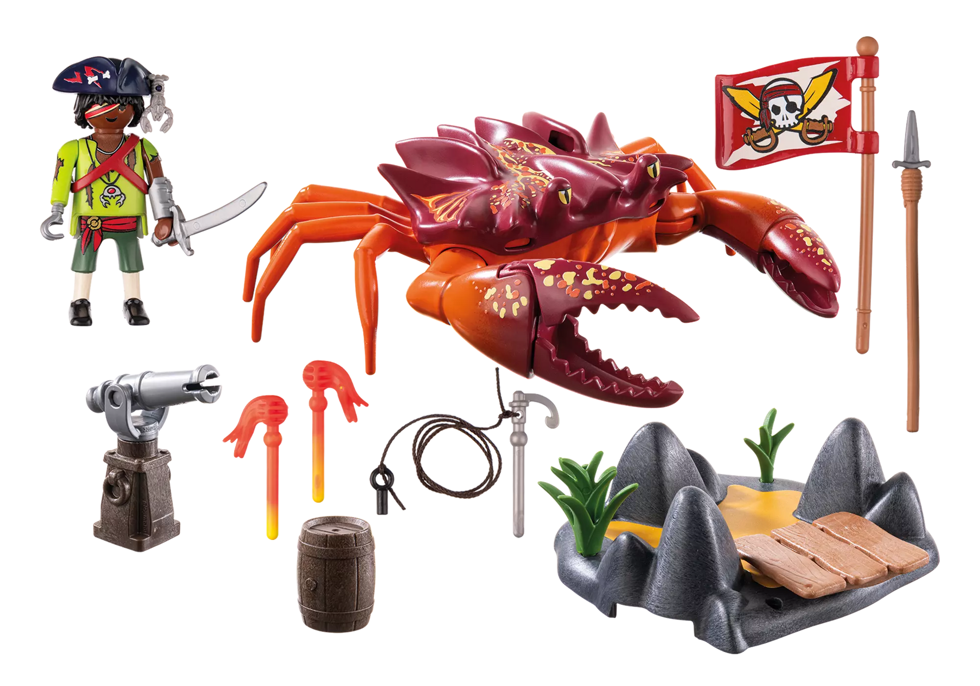Playmobil 71532 Pirates Kampf gegen die Riesenkrabbe - plegobil