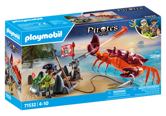 Playmobil 71532 Pirates Kampf gegen die Riesenkrabbe - plegobil