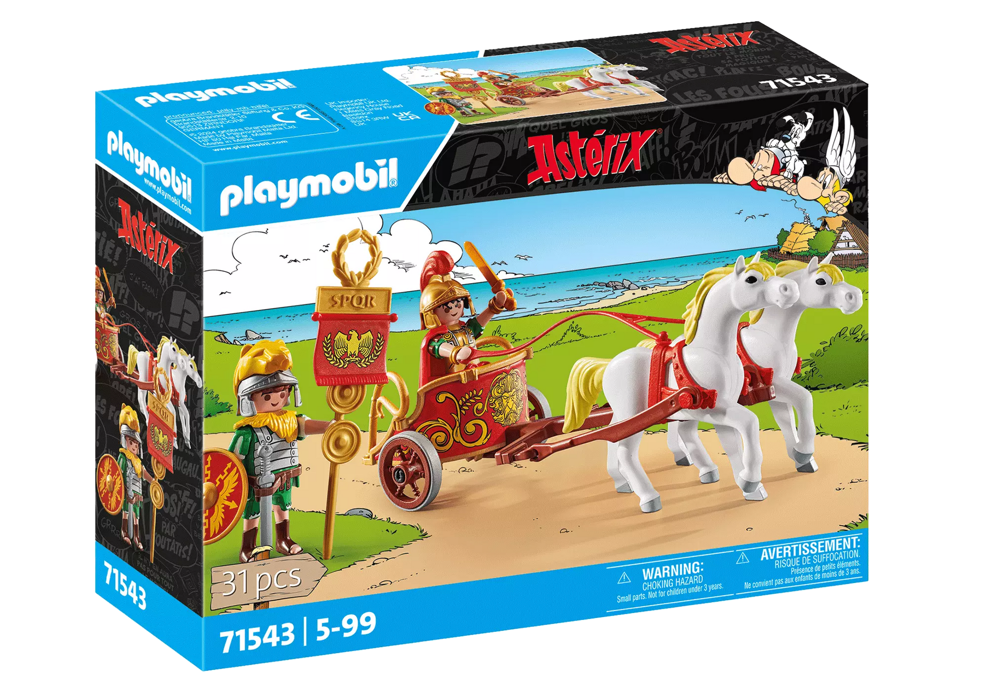 Playmobil 71543 Asterix Römischer Streitwagen - plegobil