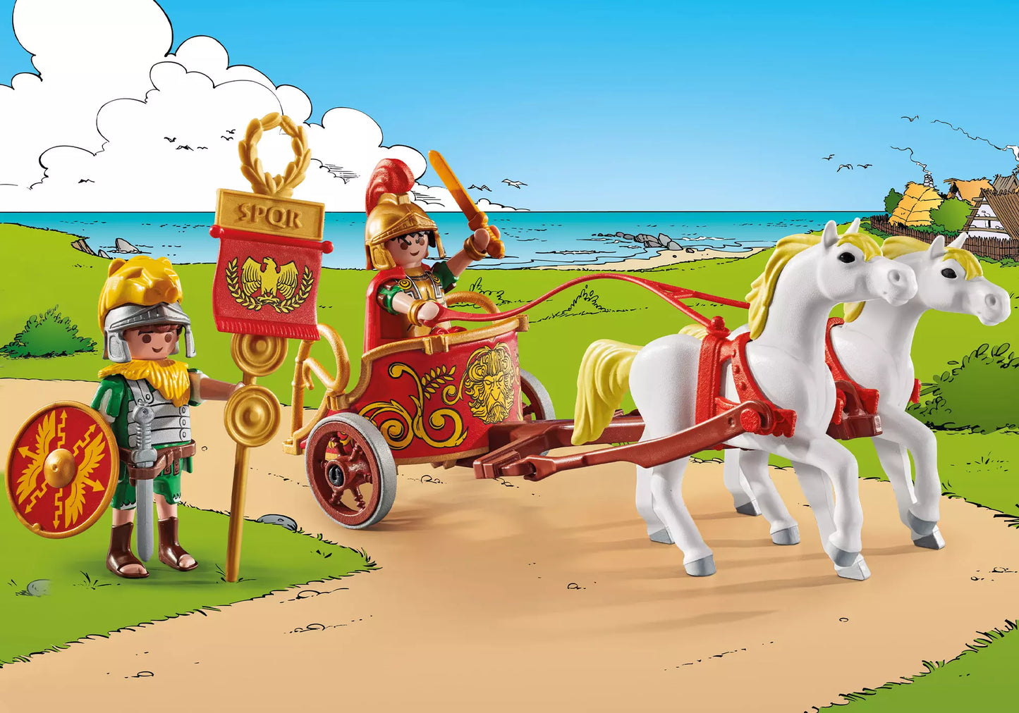 Playmobil 71543 Asterix Römischer Streitwagen - plegobil