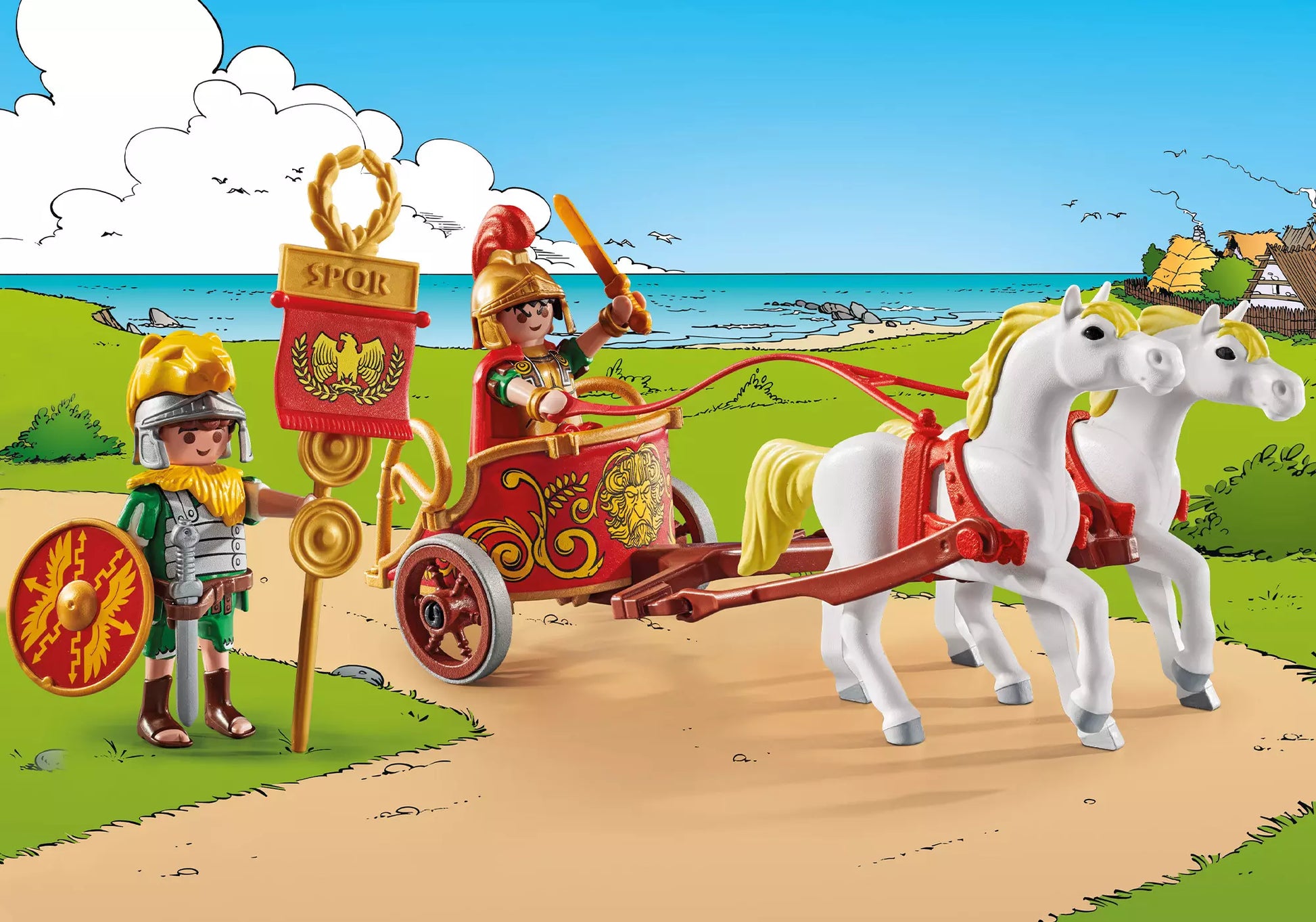 Playmobil 71543 Asterix Römischer Streitwagen - plegobil
