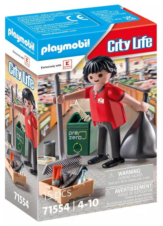 Playmobil 71554 Kaufland Müllmann - plegobil