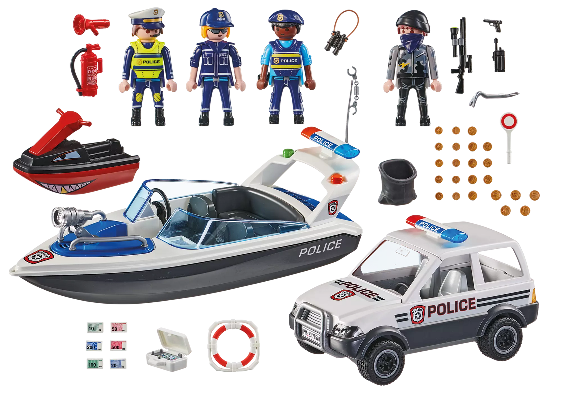 Playmobil 71570 City Action Polizeiverfolgung auf dem Wasser - plegobil