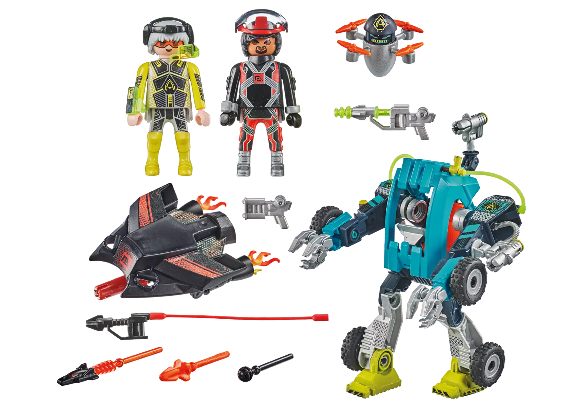 Playmobil 71578 Promo Pack Roboter vs. Fluggleiter - plegobil