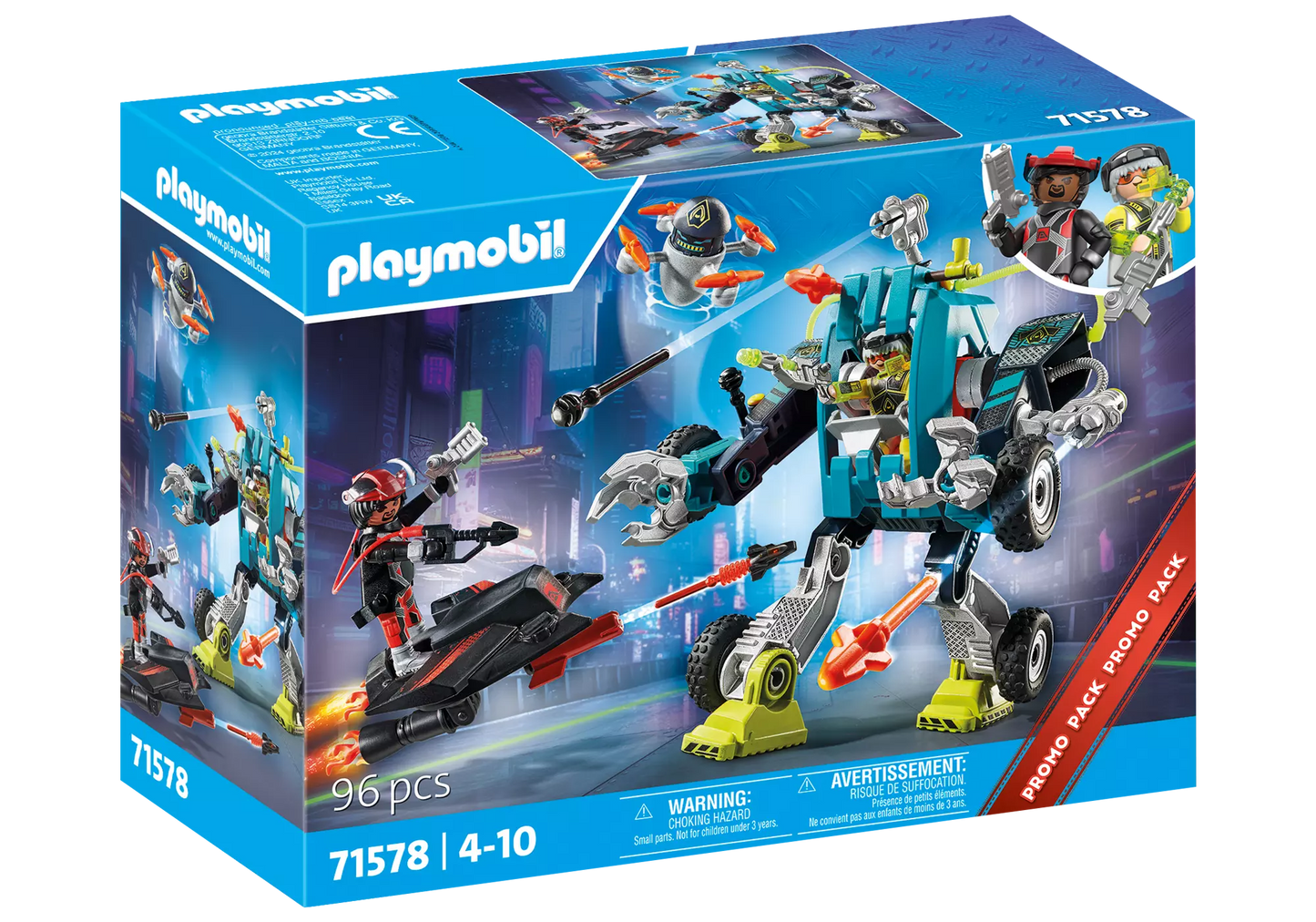 Playmobil 71578 Promo Pack Roboter vs. Fluggleiter - plegobil