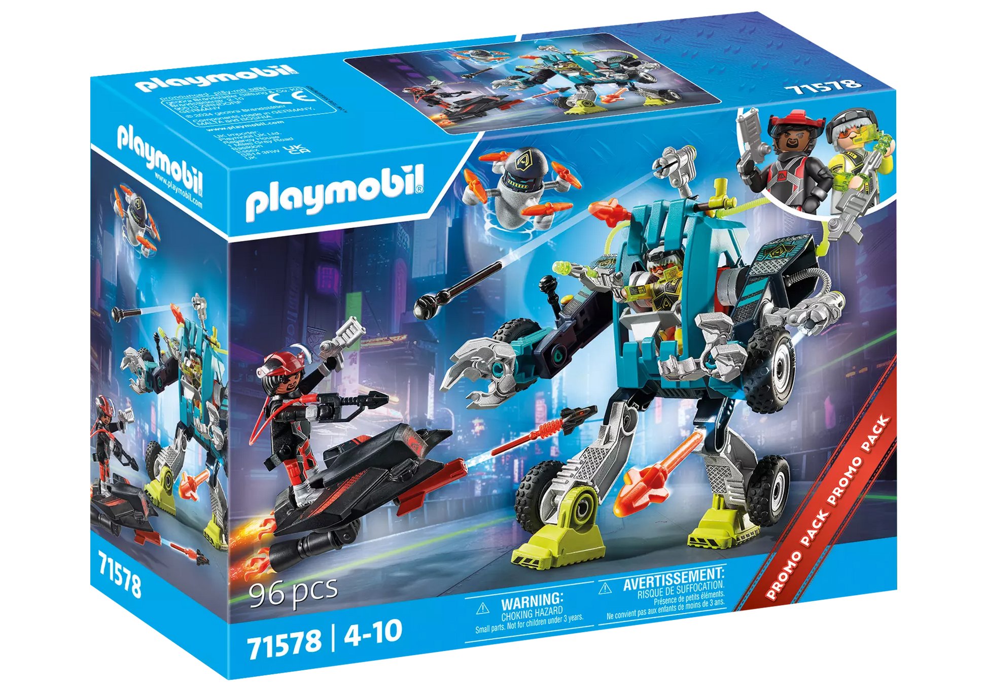 Playmobil 71578 Promo Pack Roboter vs. Fluggleiter - plegobil