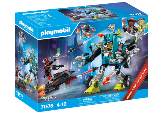 Playmobil 71578 Promo Pack Roboter vs. Fluggleiter - plegobil
