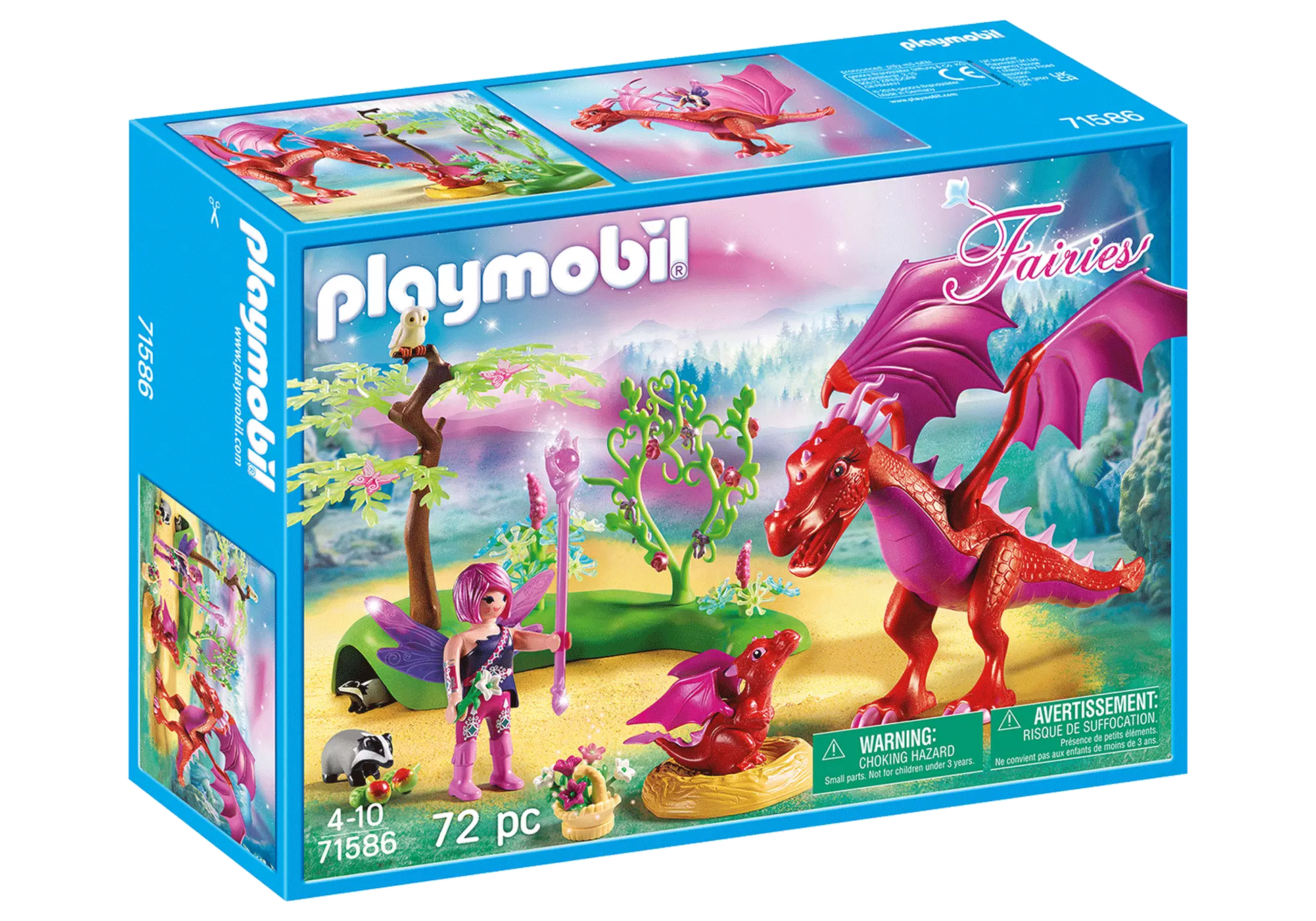 Playmobil 71586 Fairies Drachenmama mit Baby - plegobil