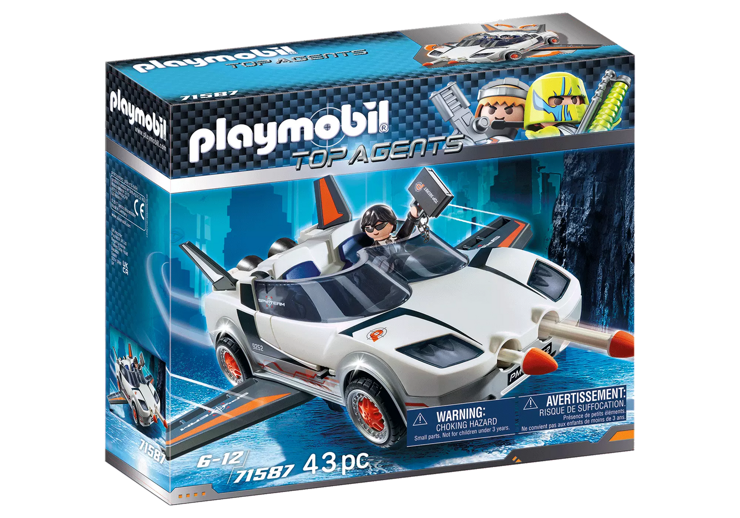 Playmobil 71587 Top Agents Agent Ps Spy Racer - plegobil