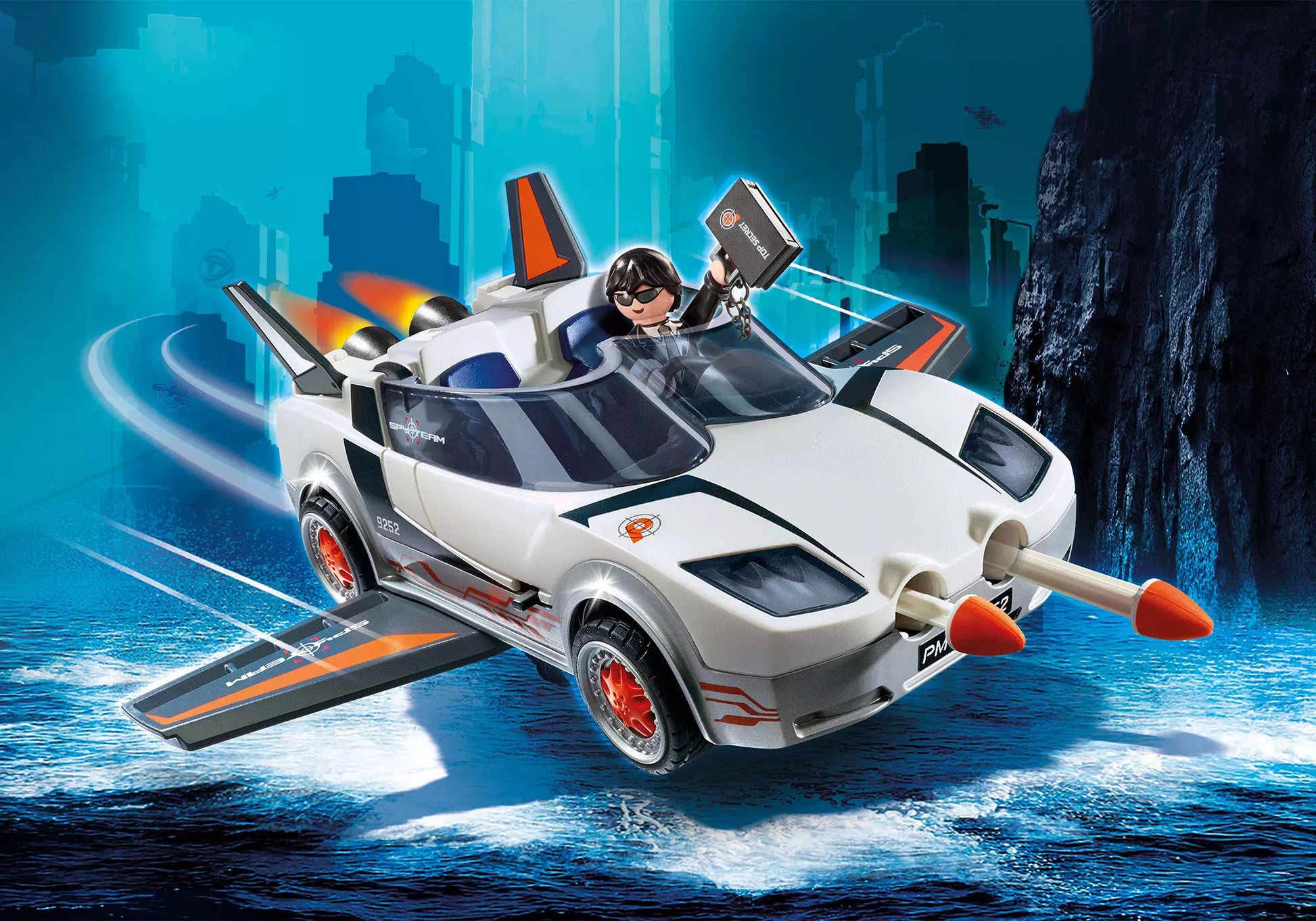 Playmobil 71587 Top Agents Agent Ps Spy Racer - plegobil