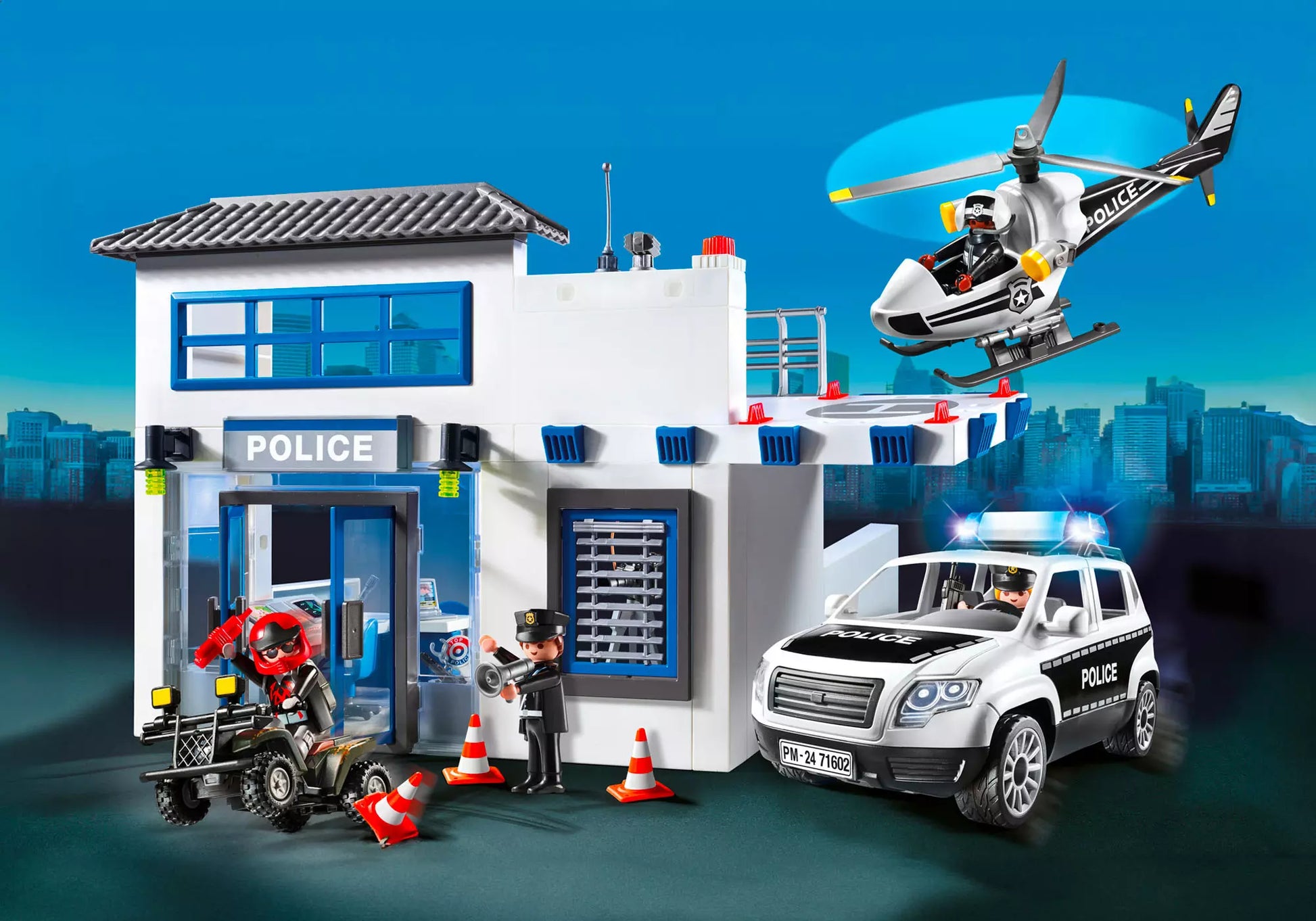 Playmobil 71602 Action Heroes Polizeistation - plegobil