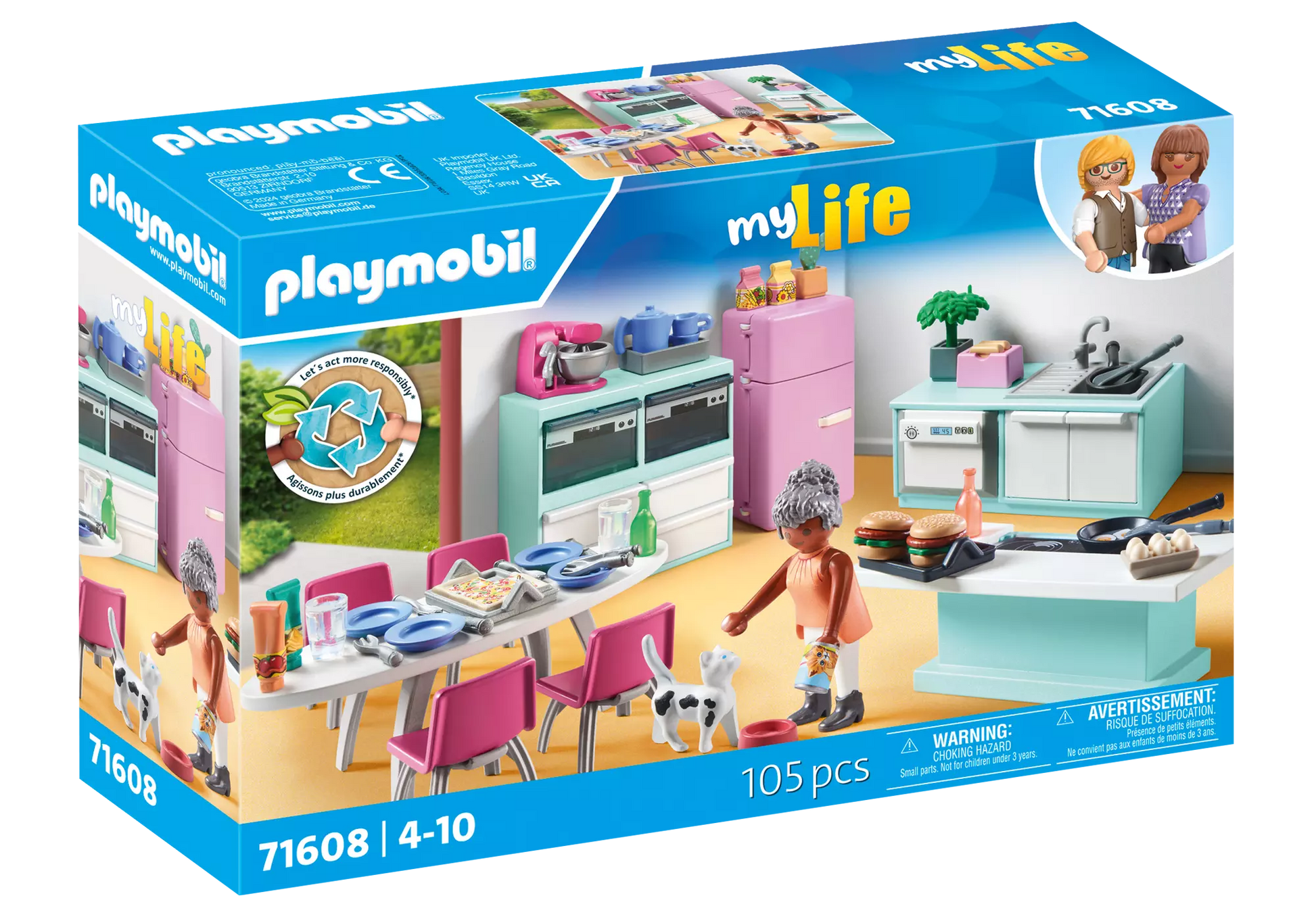 Playmobil 71608 myLife Küche mit Essplatz - plegobil