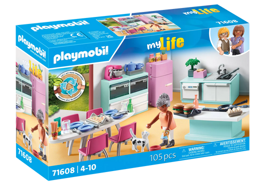 Playmobil 71608 myLife Küche mit Essplatz - plegobil