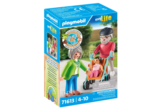 Playmobil 71613 myLife Großeltern mit Baby - plegobil