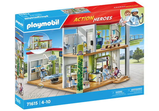 Playmobil 71615 Action Heroes Modernes Krankenhaus - plegobil