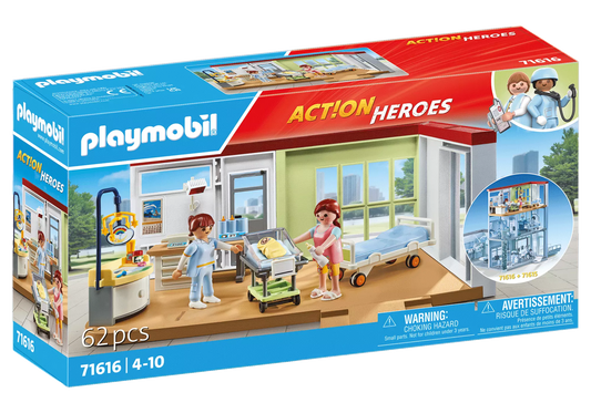 Playmobil 71616 Action Heroes Entbindungsstation - plegobil
