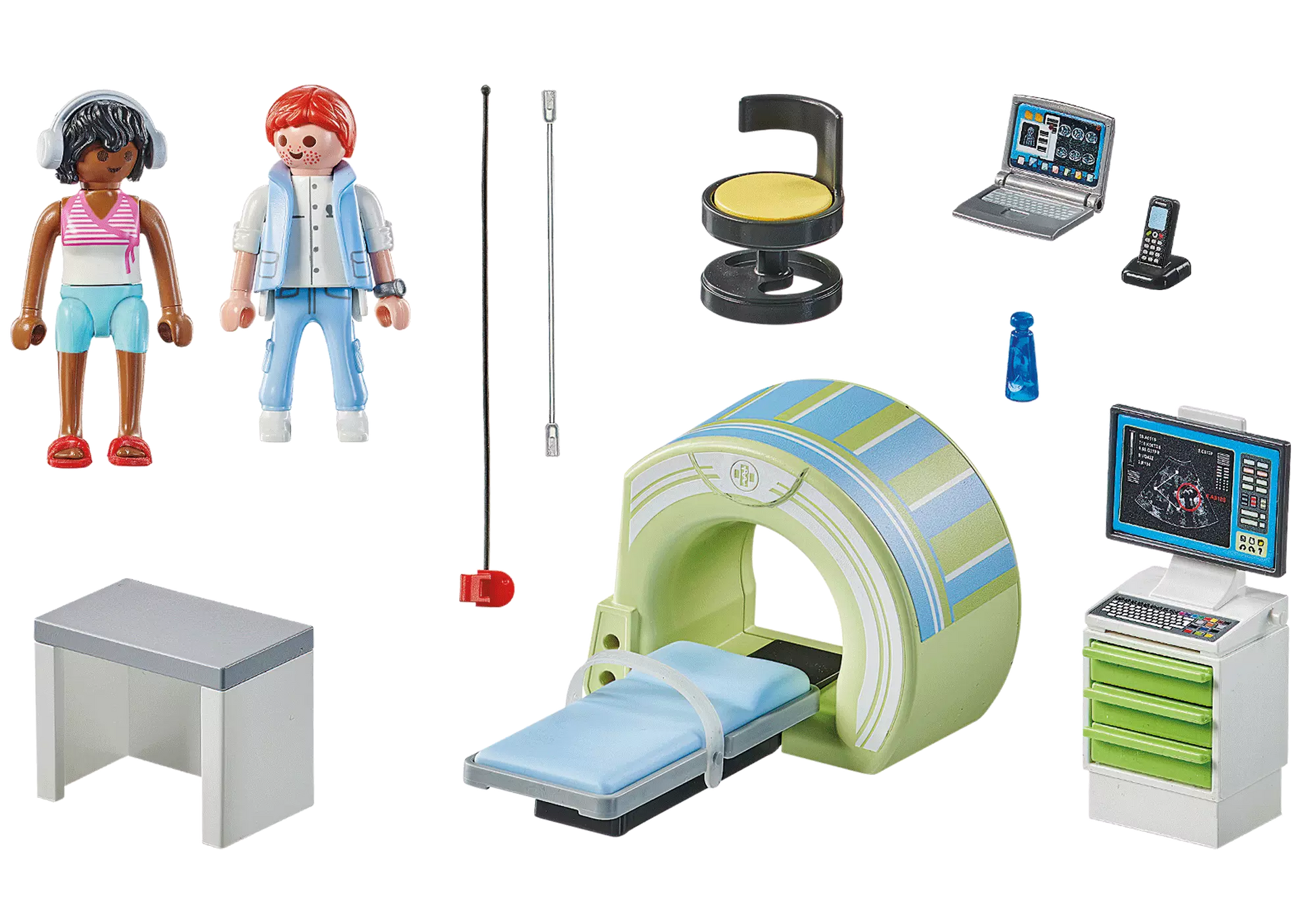 Playmobil 71618 Action Heroes MRT mit Patient - plegobil